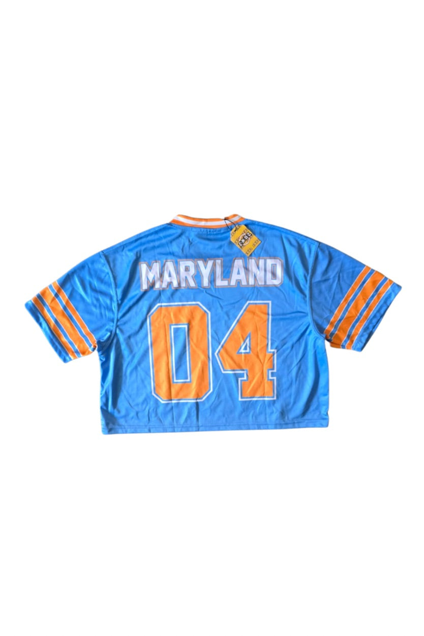 Endz Lagos Chopped Top Jersey - Blue and yellow - Maryland