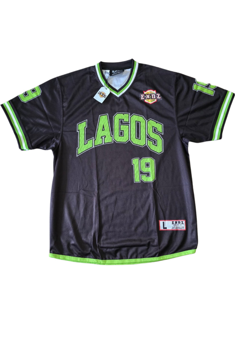 Endz Lagos Jersey - Black and Green - Oluwole