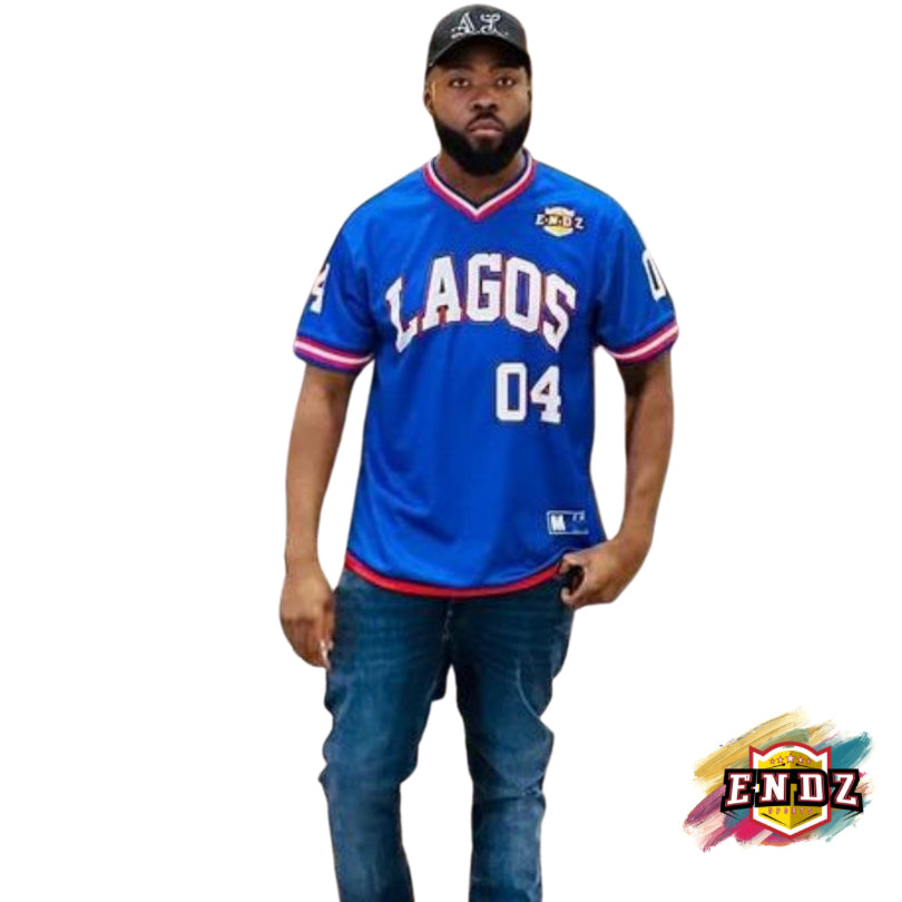Endz Lagos Jersey -Blue -  Surulere