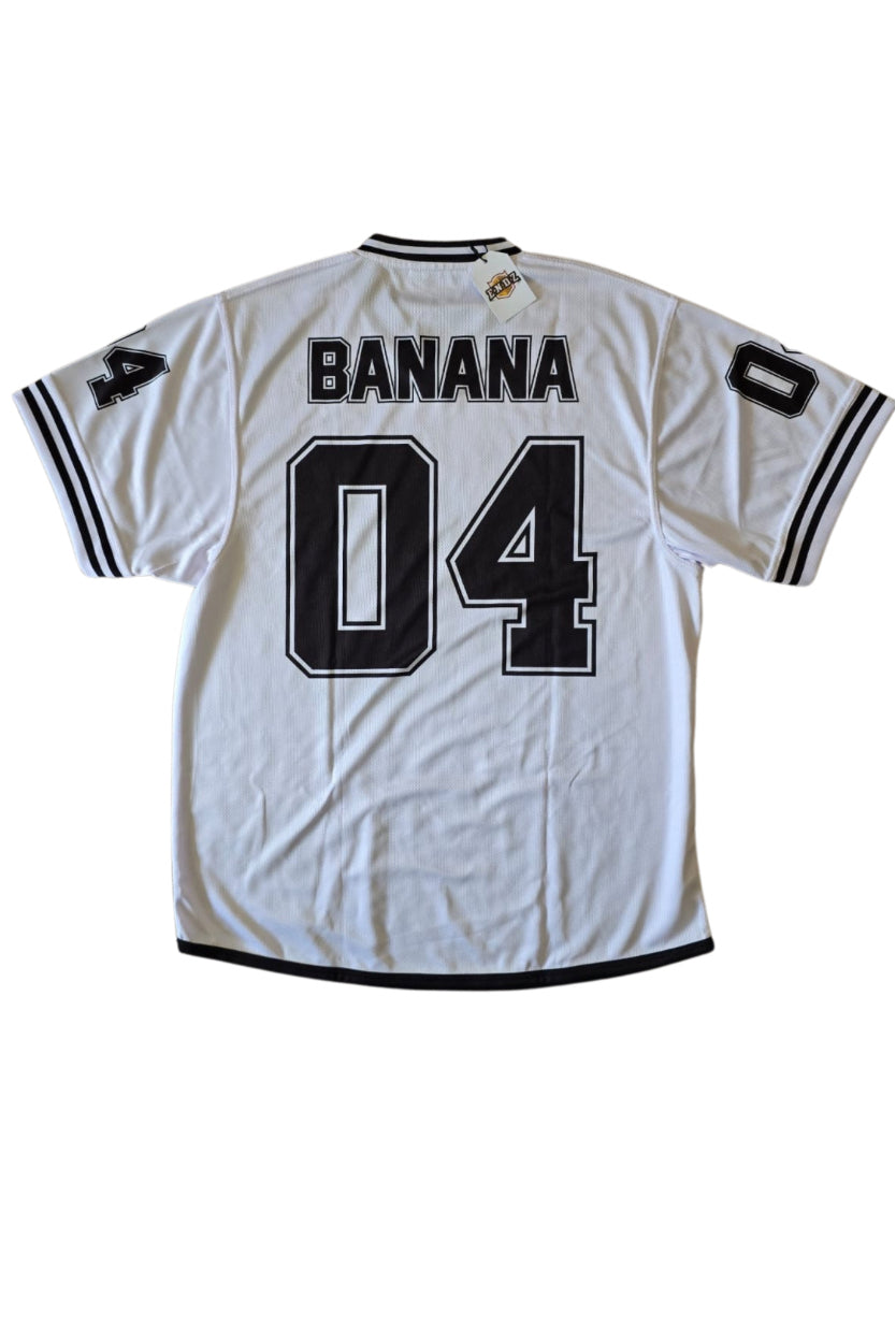 Endz Lagos Jersey - White and Black - Banana