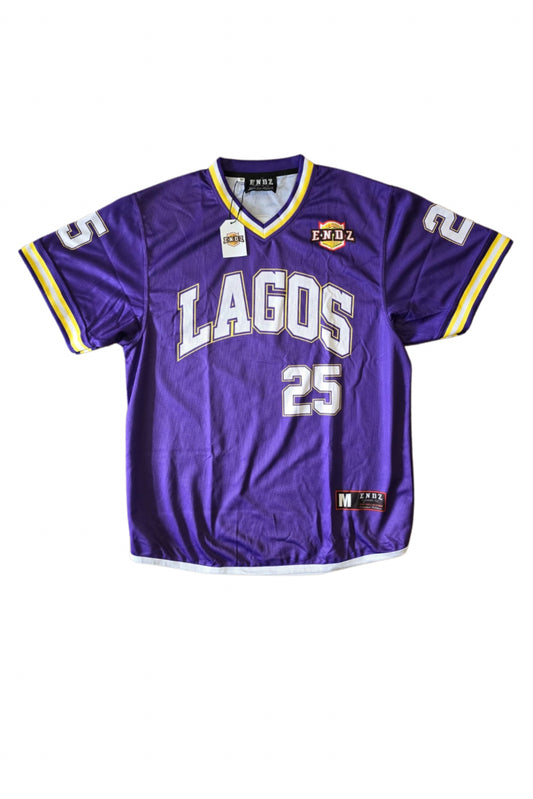 Endz Lagos Jersey - Purple and yellow - VGC